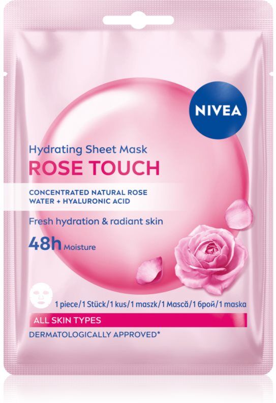 NIVEA Rose Touch Moisturising face sheet mask 1 pc