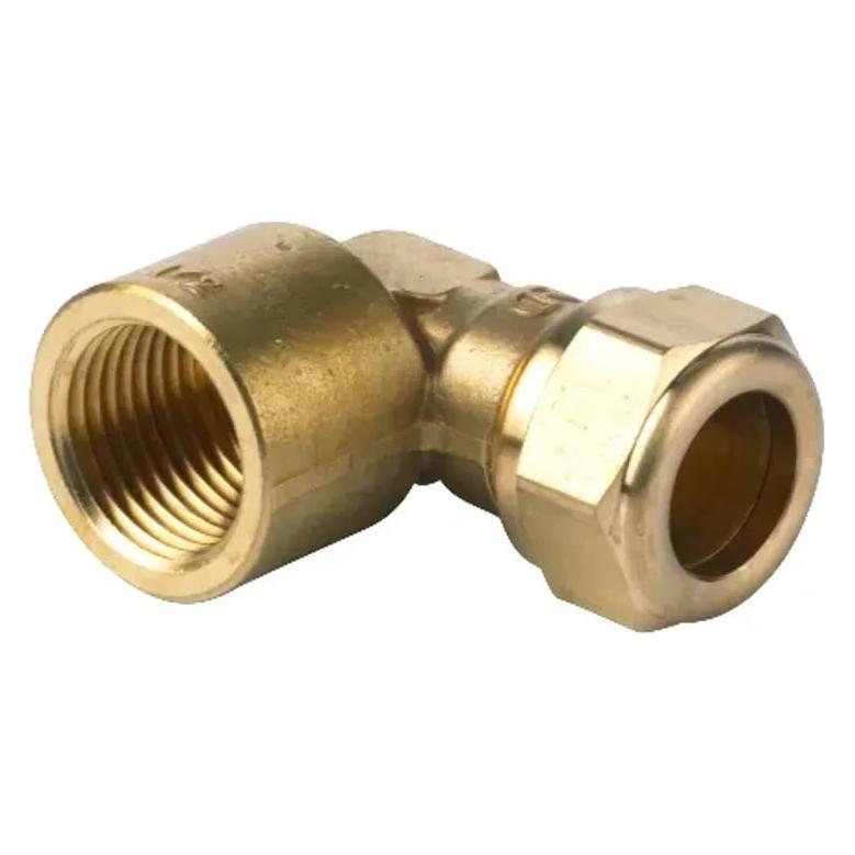 Aalberts Vinkel 3/4 - 22 MM M/mf. - Kompressions Fittings (Winkelverbindung) (0865502)