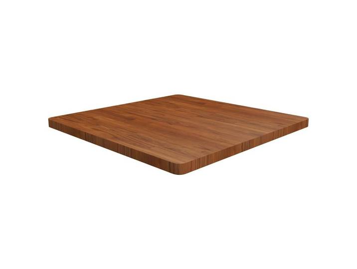 vidaXL Tischplatte vidaXL Tischplatte Quadratisch Dunkelbraun 90x90x4cm Behandelte Eiche
