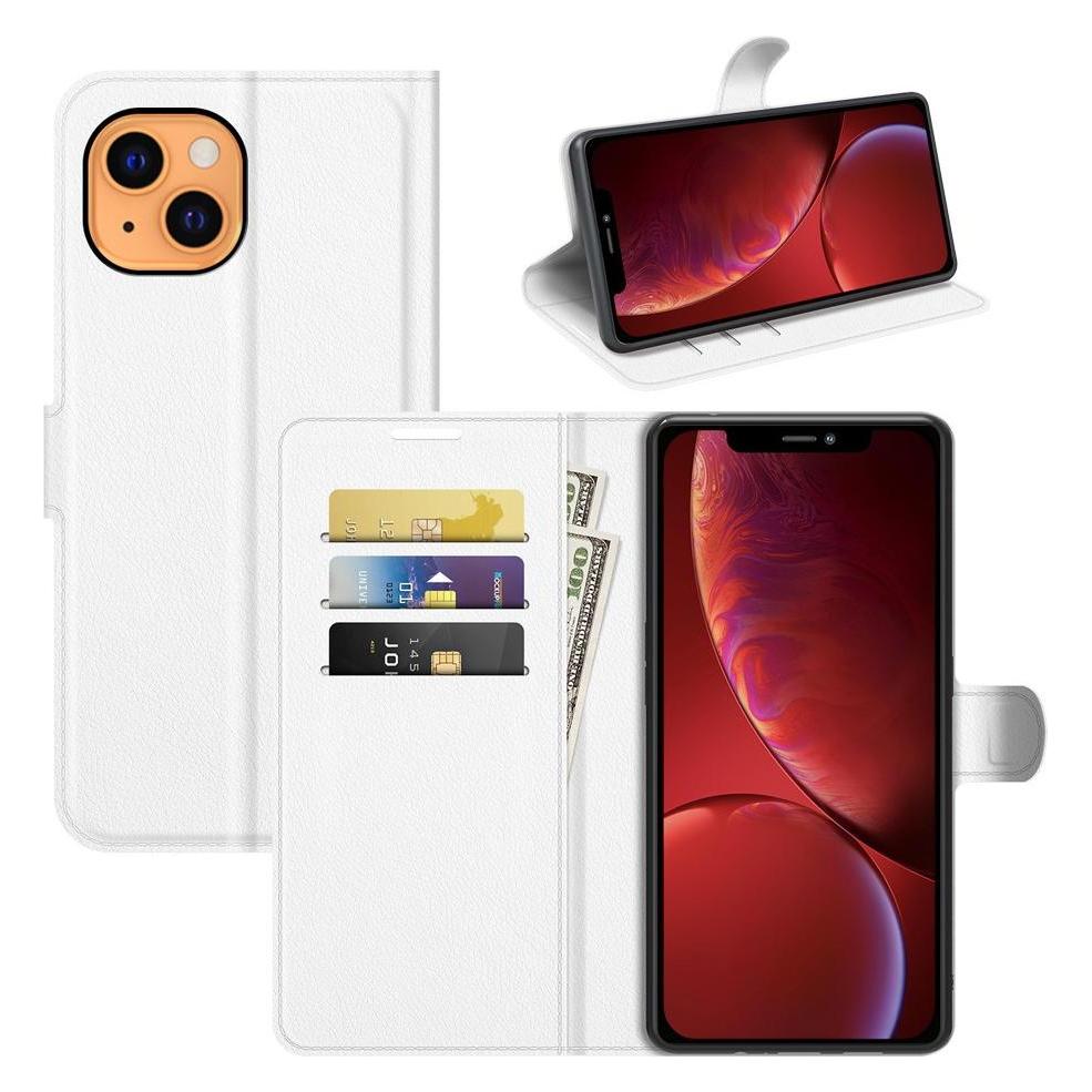 Cover-Discount iPhone 13 mini - Leder Etui Hülle weiss (Apple iPhone 13 mini) (101127190B)