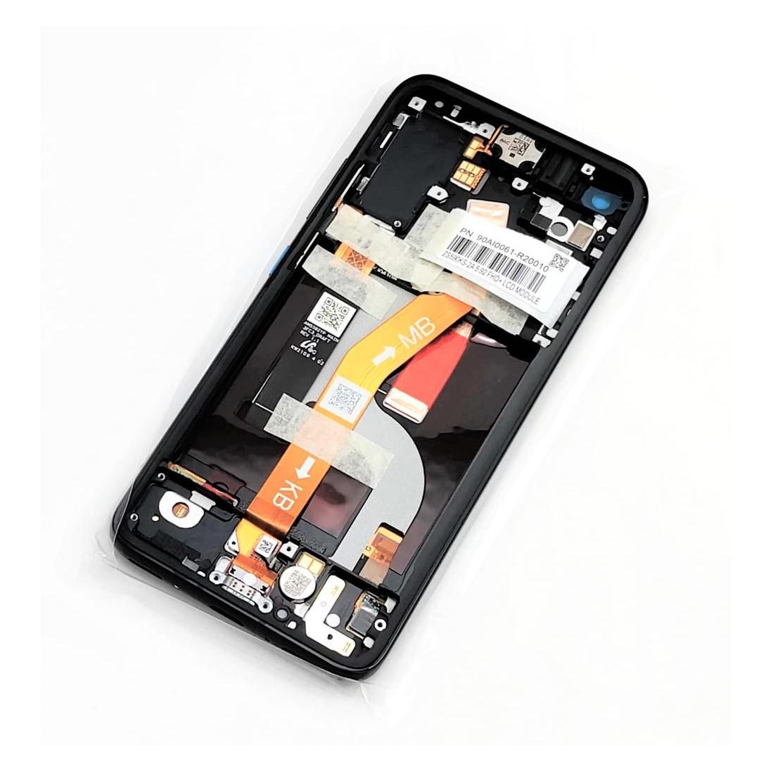 ASUS ZenFone 8 ZS590KS-2A LCD+Touch+Front cover (Black) (Display, Asus Zenfone 8) (90AI0061-R20010)