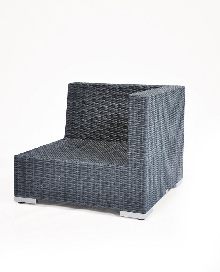 MUESING Eckmodul Residence Alu/PE-Kunststoffgefl echt graphit-schwarz SonnenPartner 16905972