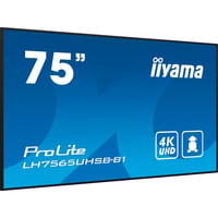 ProLite LH7565UHSB-B1, Public Display schwarz, UltraHD/4K, IPS, WiFi, Fernbedienung