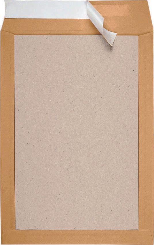BONG Papprückwandtaschen DIN C4 braun 00014008