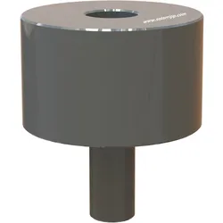 Temperatur-Fühler Einbauadapter PVC-U (1-1/2 Zoll BI british imperial 1.5 Zoll)