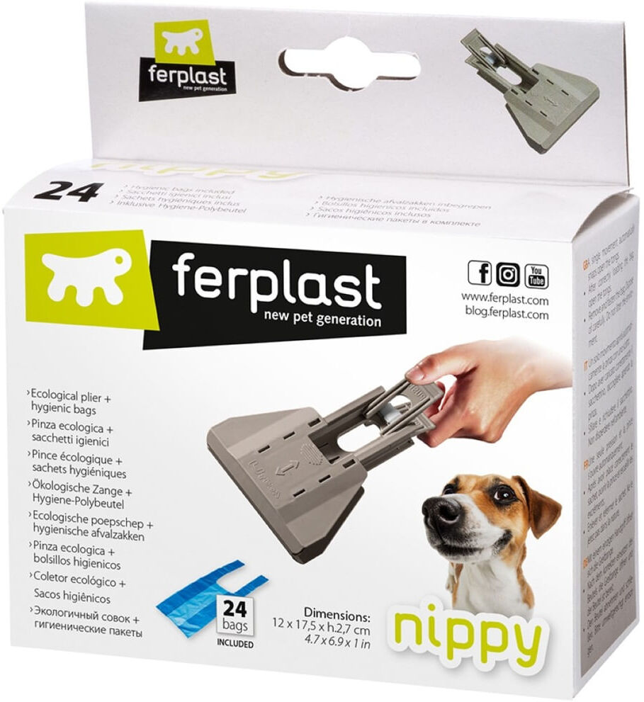 FERPLAST Pinza Nippy Verde C/24 Sacchetti 1 PZ