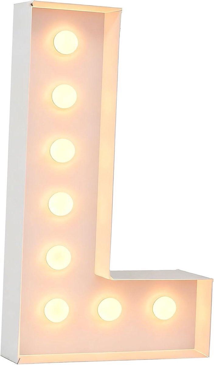 LED Letters Lichtgevende Decoratie Warm Wit voor Tafelblad