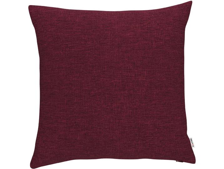 Dekokissen NEUTEX FOR YOU Inuit Gr. 2, rot (rot, unifarben), B:48cm L:48cm, Bezug: 85% Polyacryl, 15% Polyester, Dekokissen_Sitzkissen_Kissenhüllen, Dekokissen, ohne Füllung