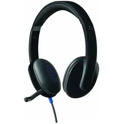 Logitech H540 USB Computer Headset (Kabelgebunden, USB-A), Office Headset, Schwarz