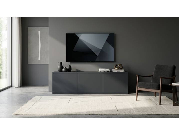 Schwarzes Lowboard – gratis Magazin Premium Dekore Schwarz