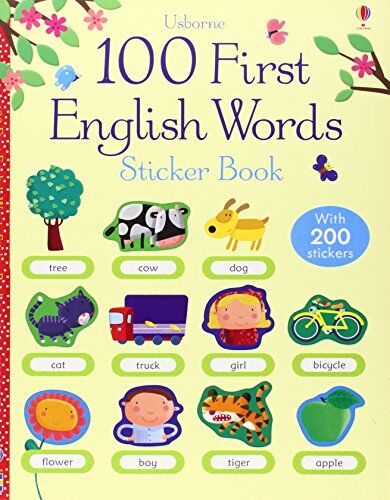 Felicity Brooks - First Sticker Book: English Words (100 First Words Sticker Books) - Preis vom 09.10.2026 07:28:09 h