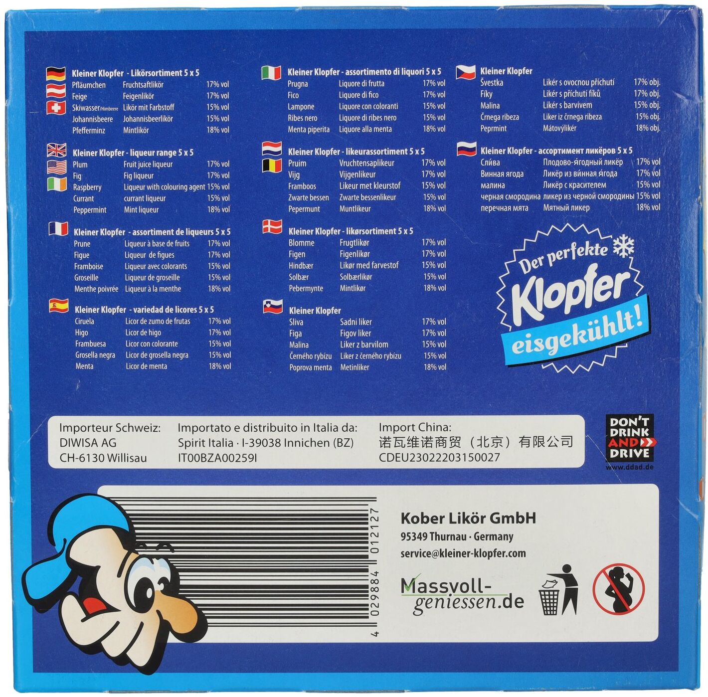 Kleiner Klopfer Après Ski Mix 16,4% Vol. 25x0,02l