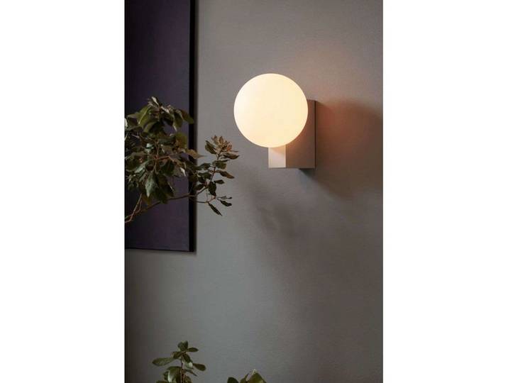 Journey SHY2 Wandleuchte seidengrau - &Tradition - Wohnzimmer - Design - Glas - Einflammig