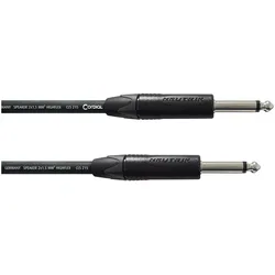 Cordial Lautsprecherkabel CPL 1.5 PP 25 - 1,5 m Klinke NEUTRIK schwarz - Lautsprecherkabel