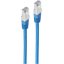 Shiverpeaks BASIC-S Patchkabel, Kat. 6, S/FTP, blau, 30,0 m RJ45 Stecker (S/FTP, CAT6, 30 m), Netzwerkkabel