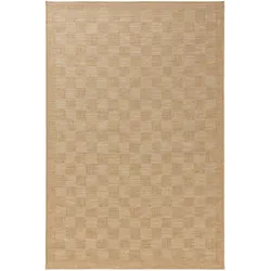 benuta Nest In- & Outdoor-Teppich Como Hellbraun 200x290 cm - Teppich für Balkon, Terrasse & Garten