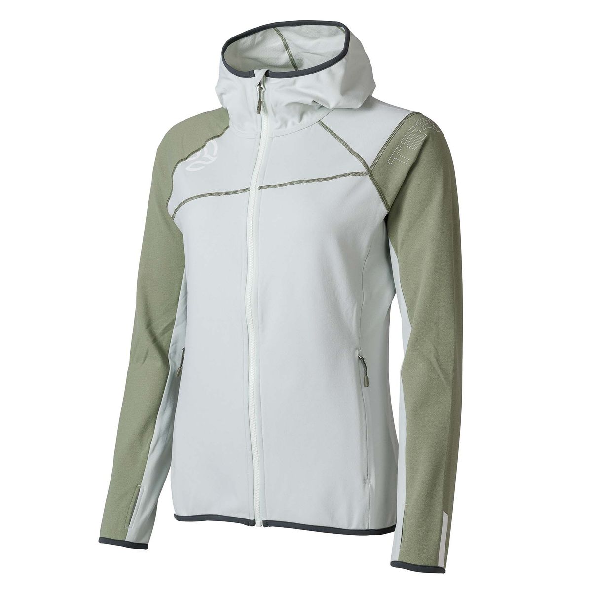 Ternua Xenon Hood Jacket W frosted mint/mid forest (0543) S 1644410-0543-S