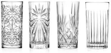 RCR Set 4 Pezzi Bicchiere Mixology