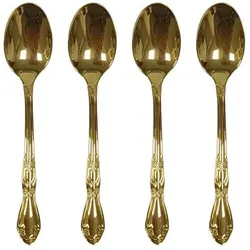 Teelöffel Jessica 4tlg. Edelstahl Gold
