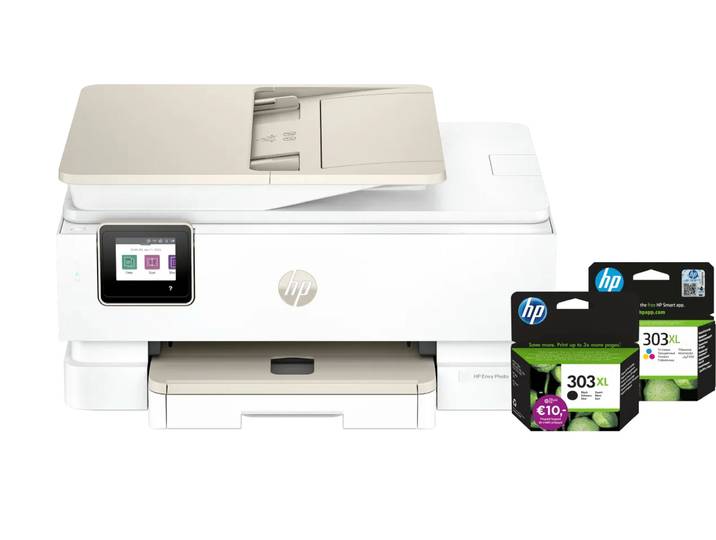 HP Envy Photo 7930 All-in-One + 1 extra zwarte XL + 1 kleuren cartridge
