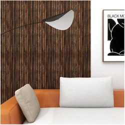 neu.holz, Wandpaneele, 3D-Wandpaneel Boxtel 18er Set 195x31,5 cm Walnussoptik () (5.85 m2, 31.50 x 195 cm)