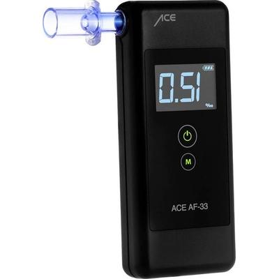 ACE AF-33 Alkoholtester Dunkelgrau 0.00 bis 5.00 ‰ inkl. Display
