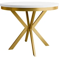 ESSTISCH ausziehbar Edder Gold 100