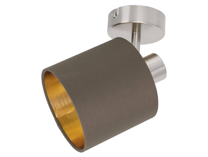 Spot encastré Näve E14\, modèle MARON\, dimensions 15x12 cm\, couleur marron\, référence 1386414