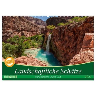 Landschaftliche Schätze (Wandkalender 2027 DIN A2 quer), CALVENDO Monatskalender