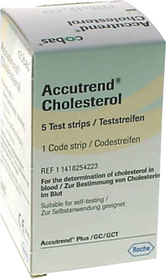 Roche Diagnostics Deutschland GmbH ACCUTREND Cholesterol Teststreifen 5 St 01471641
