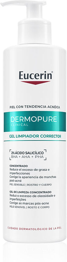 Eucerin Dermopure Clinical gel limpiador corrector 400 ml