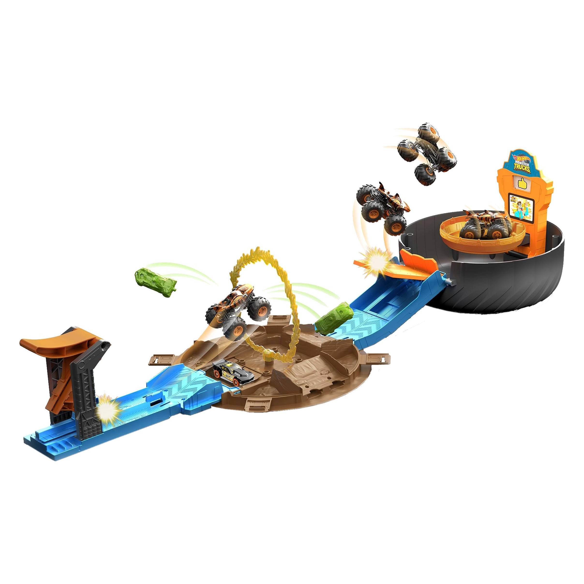 Hot Wheels Monster Trucks - Stunt-Reifen-Spielset (GVK48)