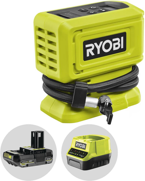 Ryobi RPI18-0  Tragbarer Akku-Kompressor  18 V  2 Ah