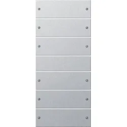Gira Wippenset 6-fach Aluminium 218626