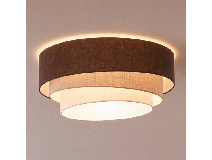 Deckenleuchte Trio Duolla, für Küche, Textil / Stoff / Seide, Junges Wohnen