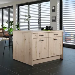 Kücheninsel IP2200 o. Geräte Eiche hell
