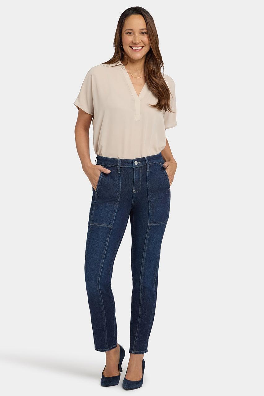 Margot Girlfriend Jeans | Mitternachtsbrise