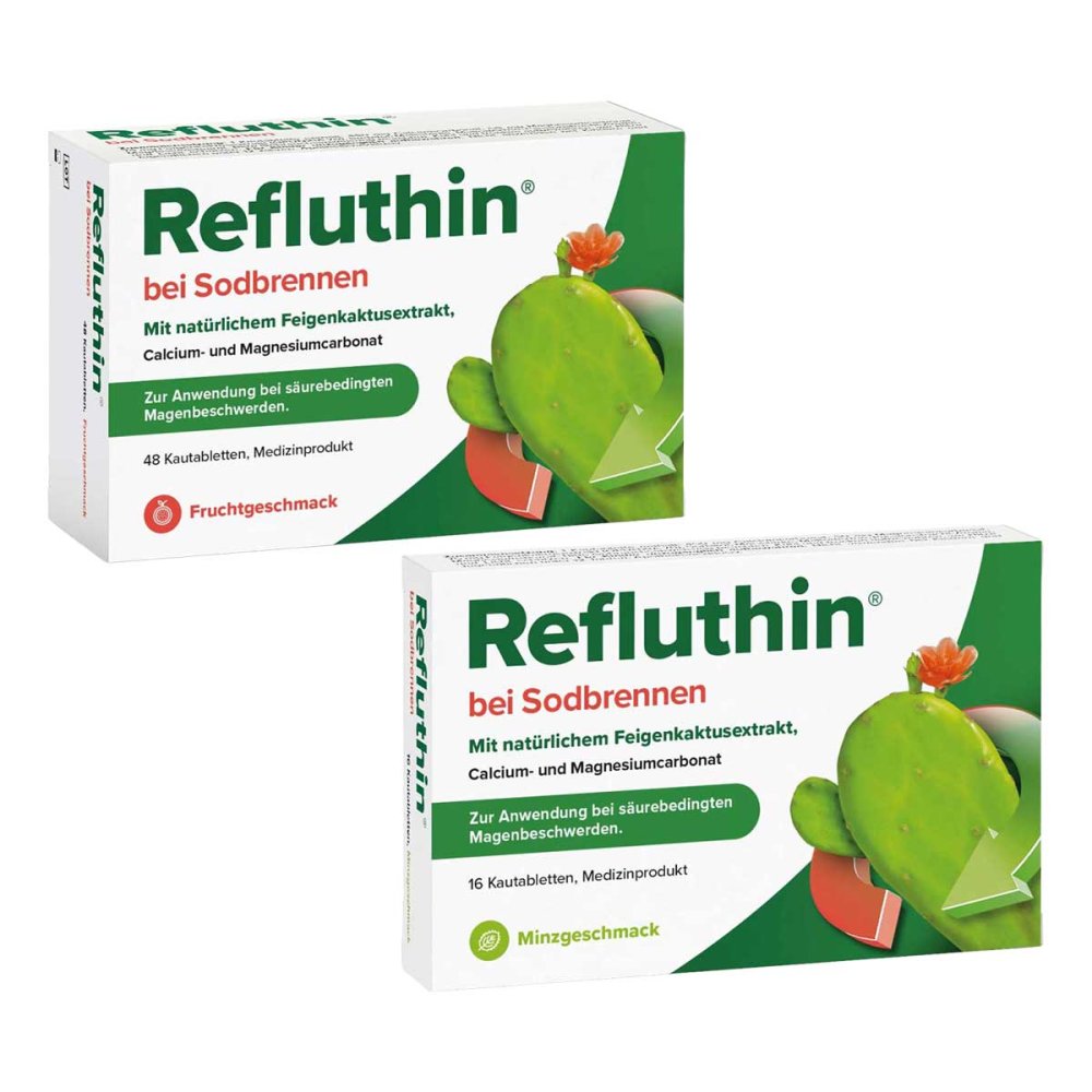 Dr.Willmar Schwabe GmbH & Co.KG Refluthin Frucht und Refluthin Minze 08105302