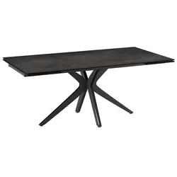 Akante Esstisch mit Auszug Influence 190/270 x 100 cm Keramik Rostbraun 190