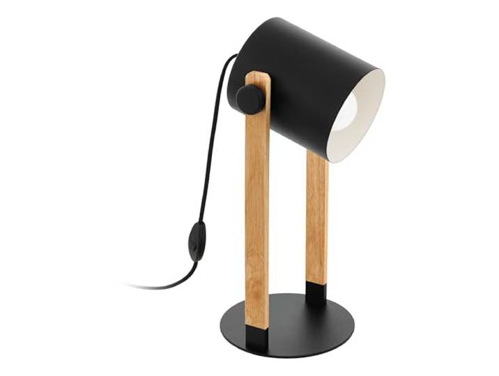 EGLO Hornwood tafellamp, vintage nachtlampje in industrieel ontwerp