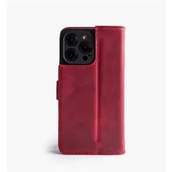 Wachikopa Alte klassische Hülle iPhone 16 Pro Max (Apple iPhone 16 Pro Max), Smartphone Hülle, Schwarz