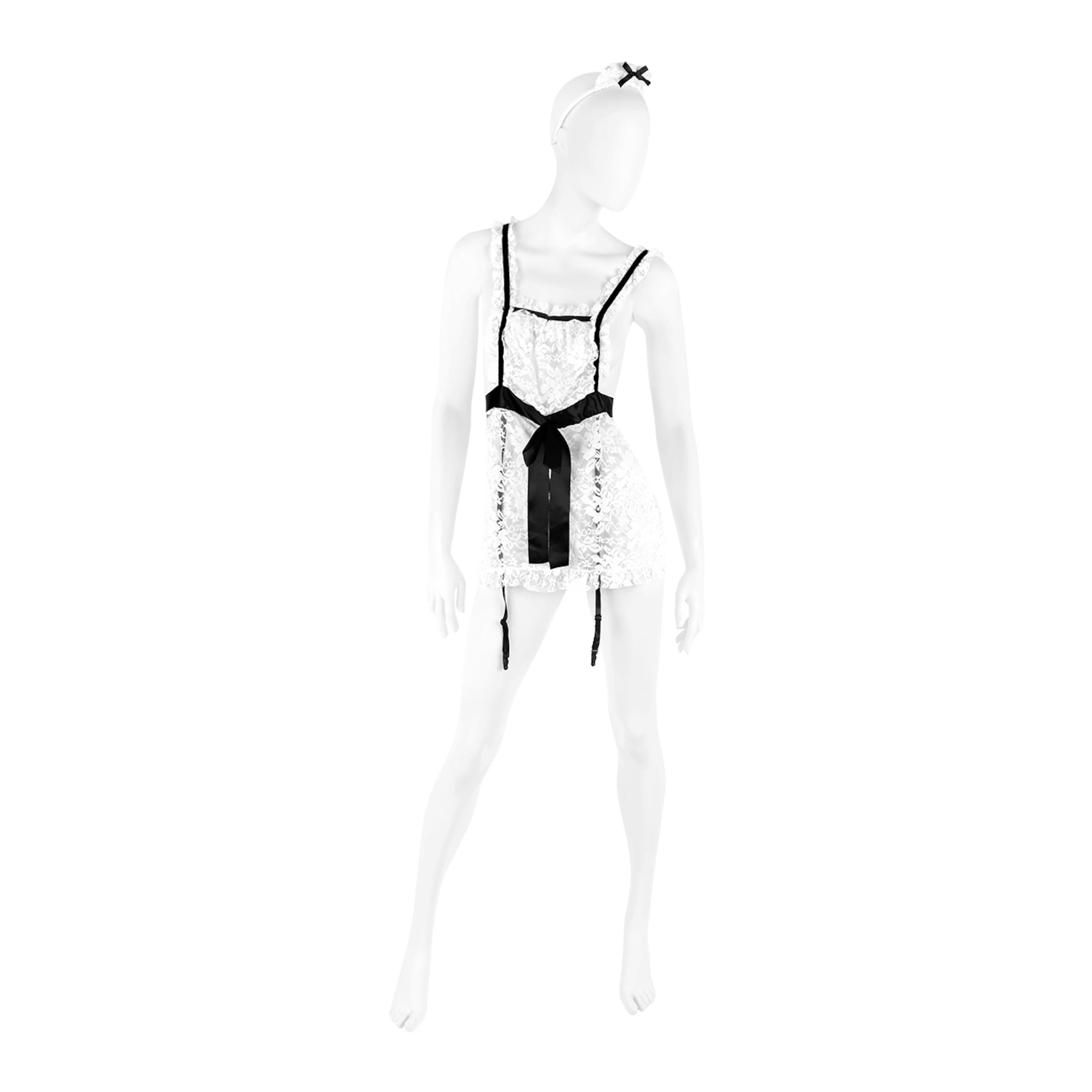 Lumunu Lingerie Dienstmädchen-Kostüm, 3 tlg.