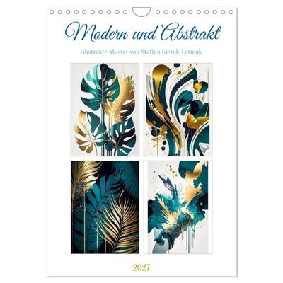 Modern und abstrakt (Wandkalender 2027 DIN A4 hoch), CALVENDO Monatskalender
