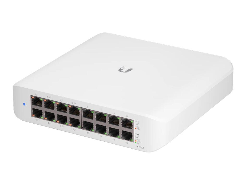 Ubiquiti UniFi Lite 16 PoE, 16-Port managed Switch USW-Lite-16-PoE