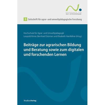 Zeitschrift für agrar- und umweltpädagogische Forschung 3, Taschenbuch von , Studien Verlag, 978-3-7065-6152-5