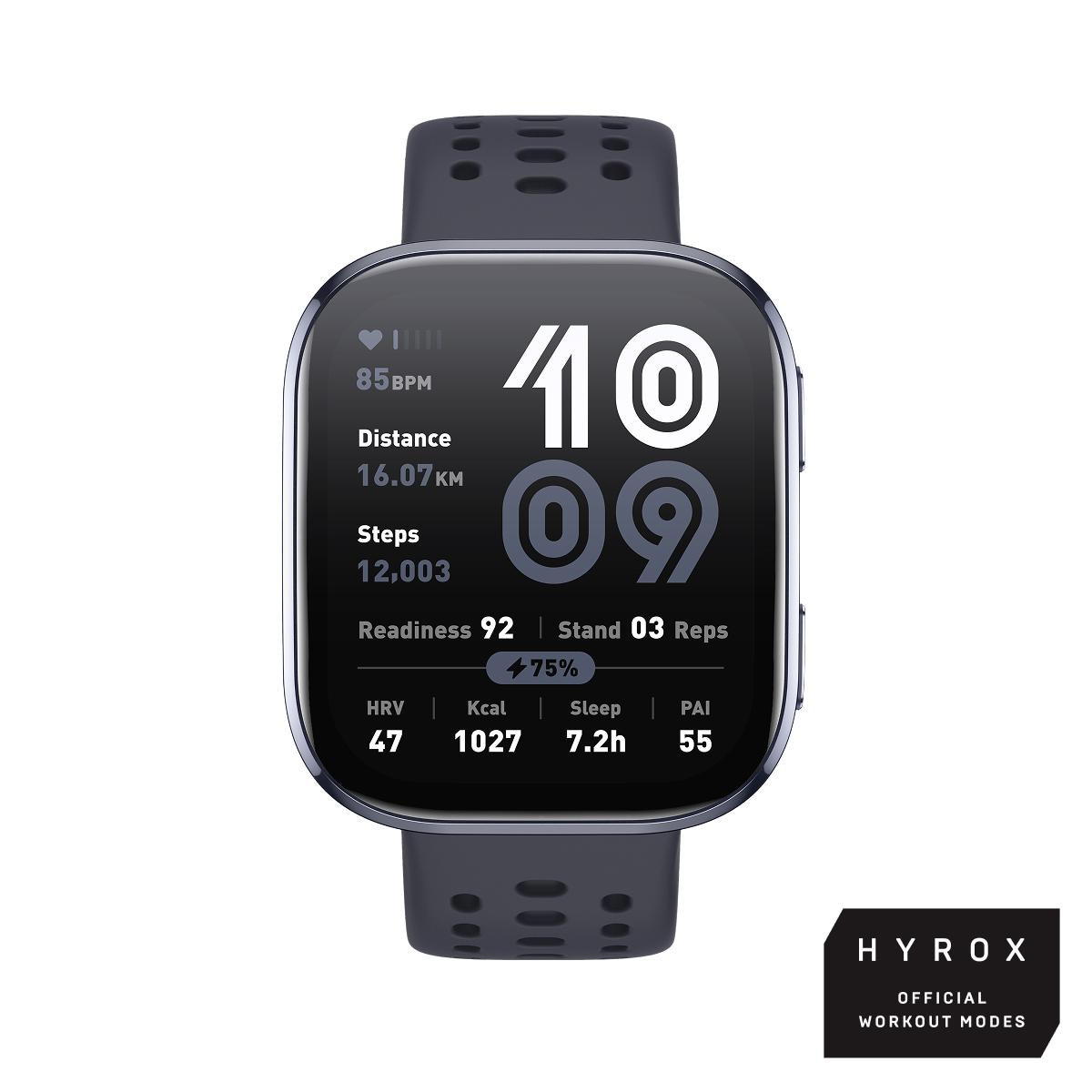 Amazfit BIP 6 Aktivitäts-Tracker black HYROX-Modus