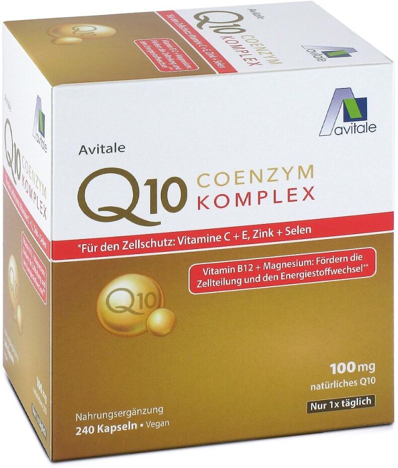Avitale Coenzym Q10 100 Mg Kapseln+Vitamine+Mineralstoffe