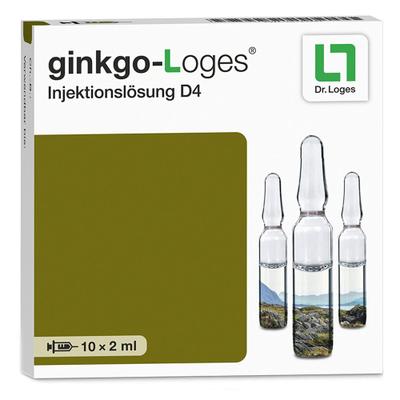 Ginkgo-Loges Injektionslösung D 4 Amp. 10x2 ml Ampullen