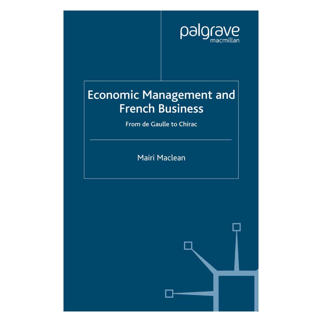 Springer Economic Management and French Business (Englisch, Softcover, M. Maclean) (55819519)