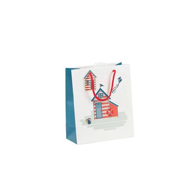 Clairefontaine 6x Geschenktasche M Dieppe, 21,5x10,2x25,3cm - Weiß 30648-3C